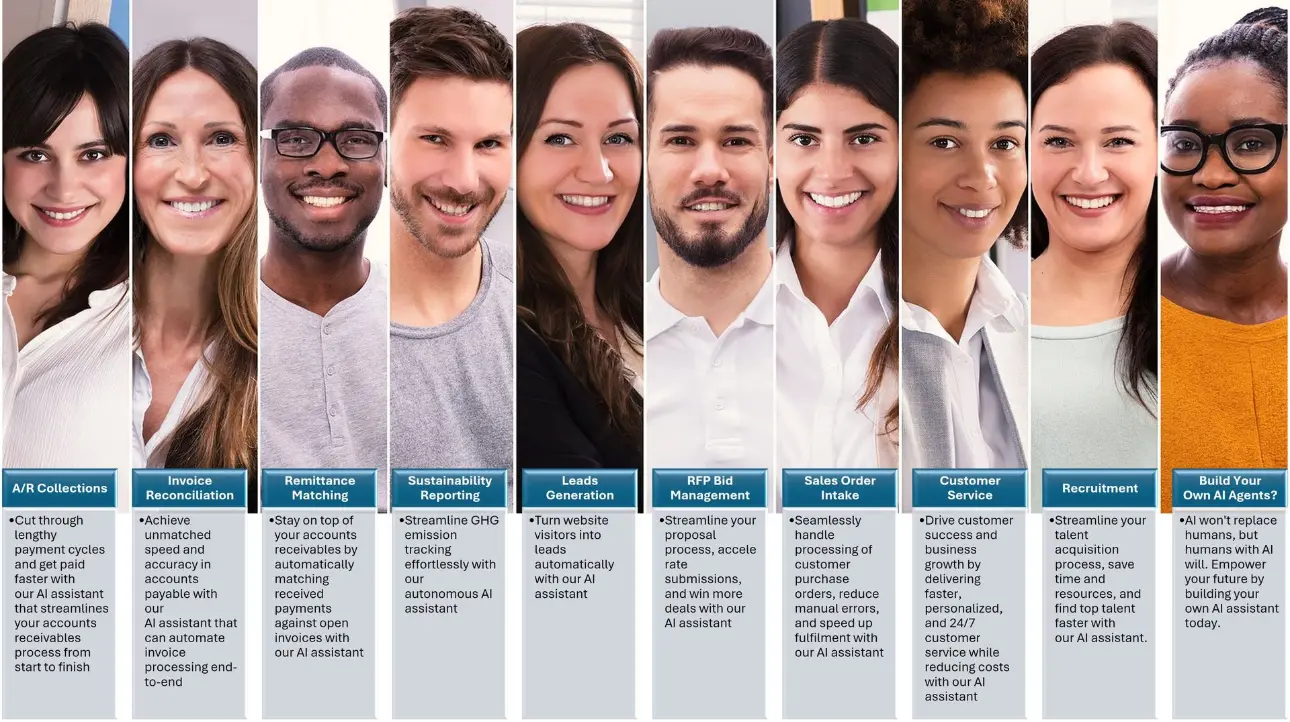 AI agent use cases across finance, sales, customer service, recruitment and other business functions